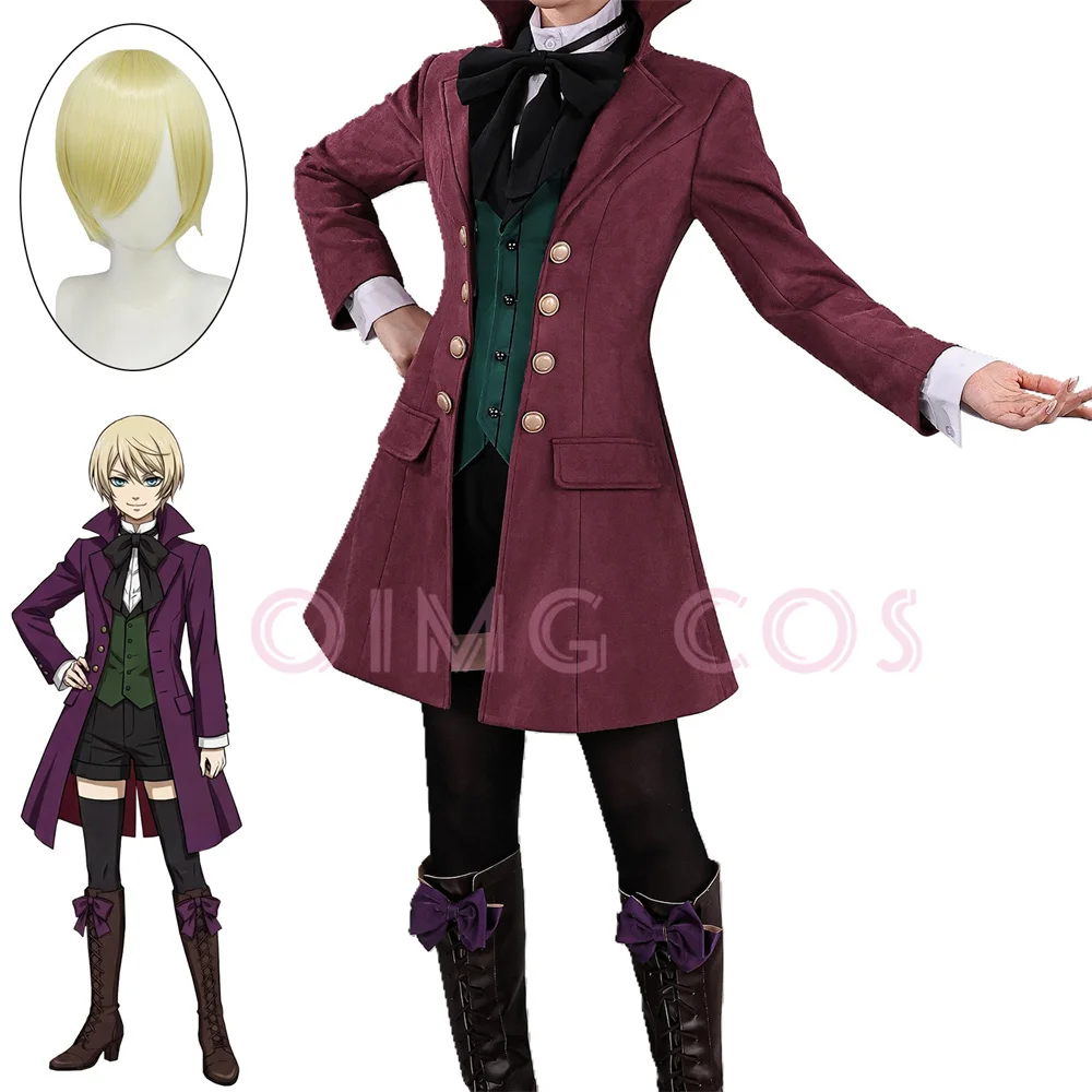 Black Butler Alois Trancy Cosplay Costume Carnival Uniform Anime Halloween Costumes Masquerade Game