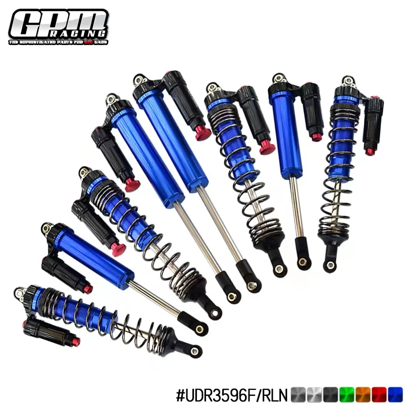 GPM 6061 Alloy L-Shape Piggy Back Front + Rear Shocks Set For TRAXXAS 1/7 UDR RACER-85076-4