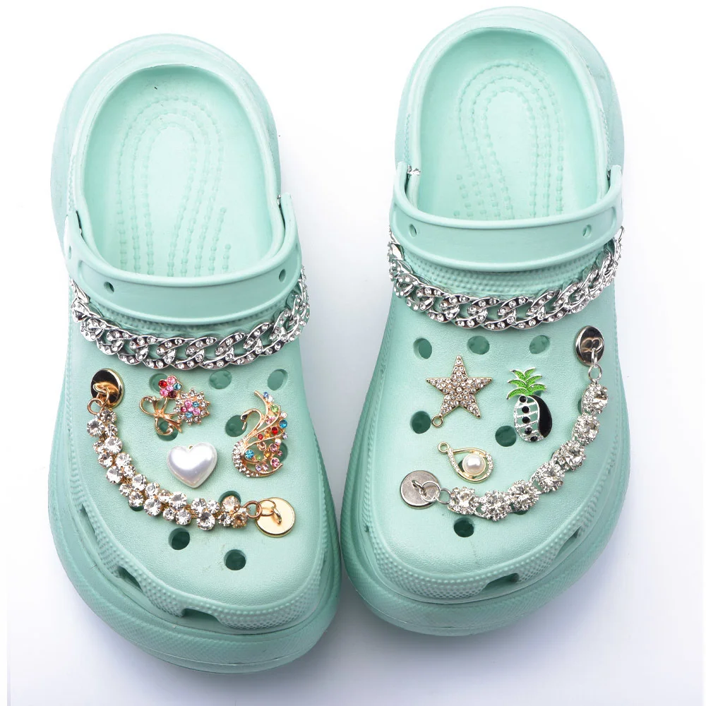 Bling Shoe Chains Metal Bling Shoe Charms Decorations Accessories for Girl Women Gifts image 4