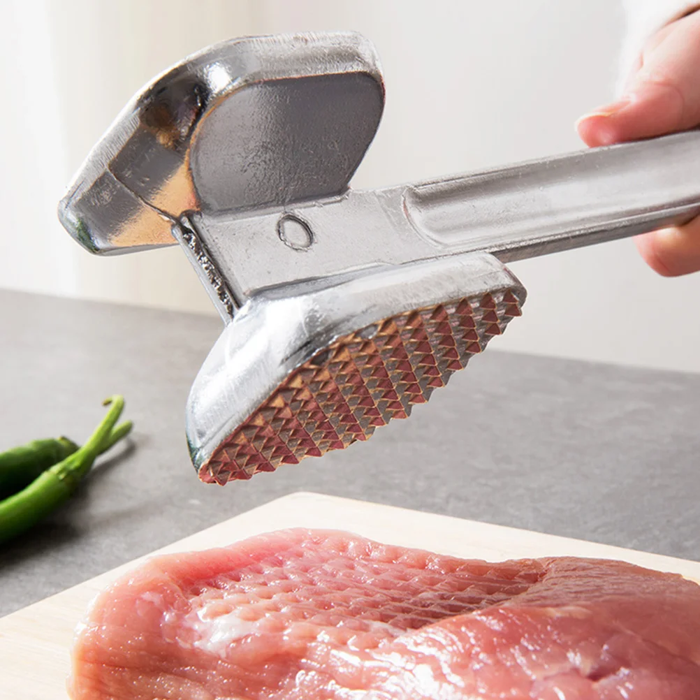 

Meat Tenderizer Hammer Heavy Duty Steel Double Sided For Steak Beef Chicken Kitchen Tool Rust Proof Meat Softener