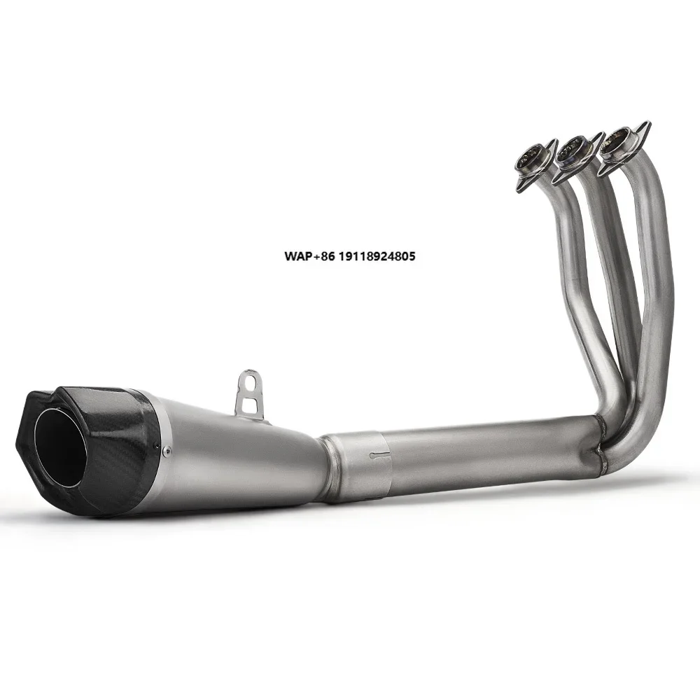 

Titanium Exhaust Motorcycle Complete Exhaust System Is Used for CFMOTO 675SR-R