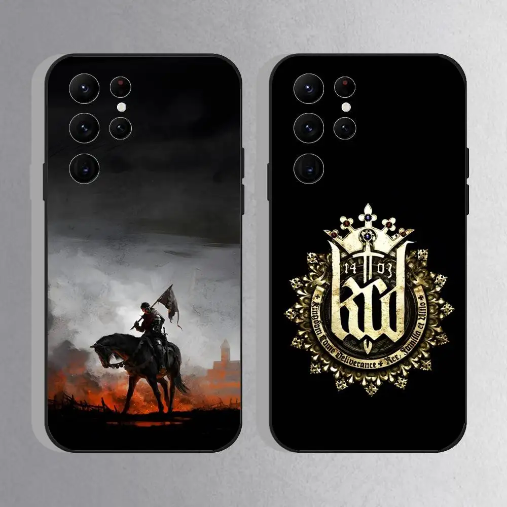 K-Kingdom Come Deliverance 2 KCD Phone Case For Samsung S10,S21,FE,S21 ,S26,S25,S24,S23,Ultra,S9,S22,Plus Black Shockproof TPU