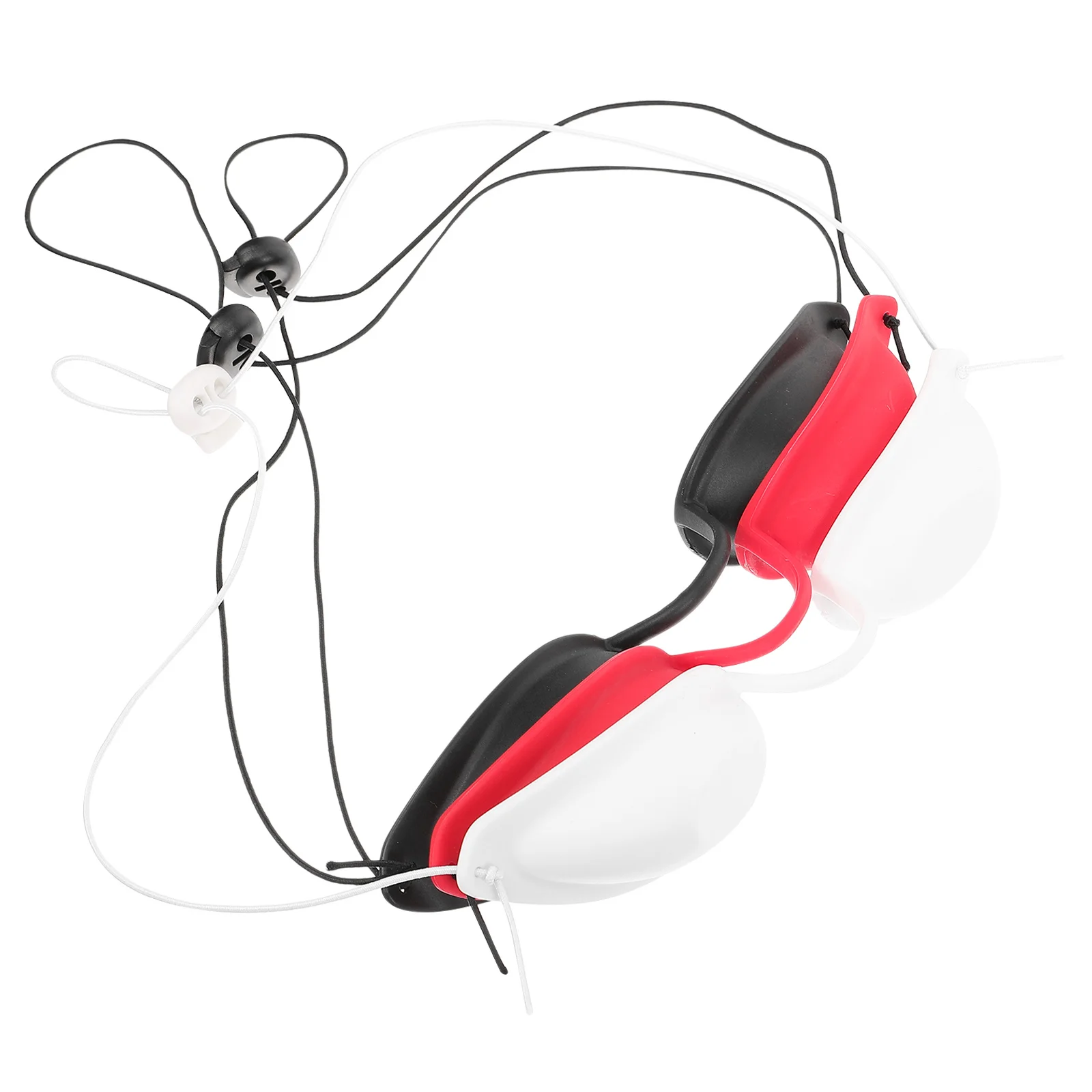 

3pcs Blackout Goggles Eye Protection For Tanning Bed Uv Blocking Portable Lightweight Travel Outdoor Sunbathing Therapy Safety