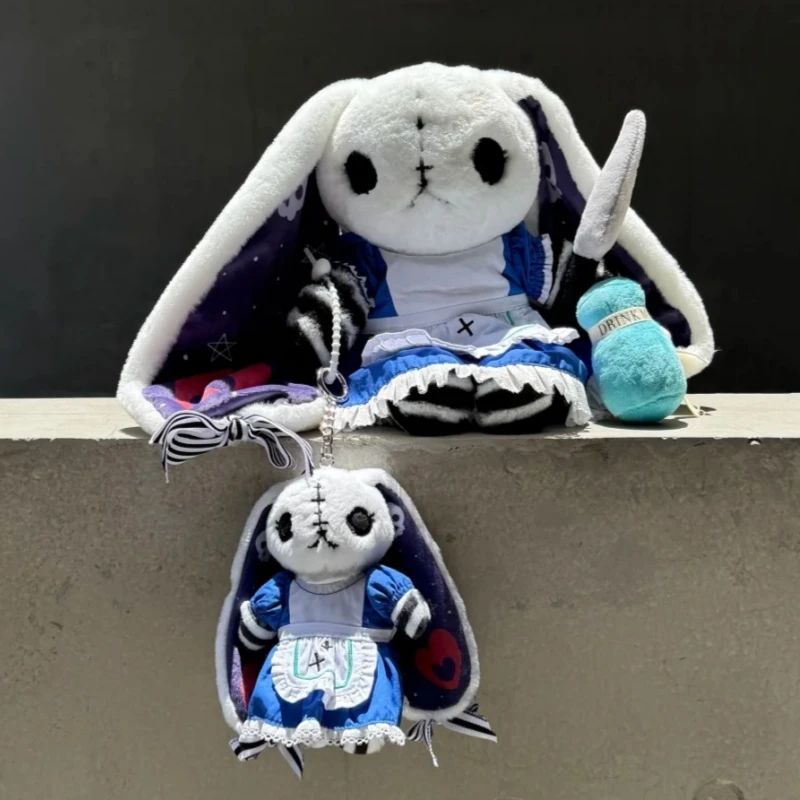 Original 14/28cm Plush Doll Bag Cute Dreadfuls Rabbit Pendant Keychain Cartoon Doll Decoration Birthday Trendy Toy Birthday Gift