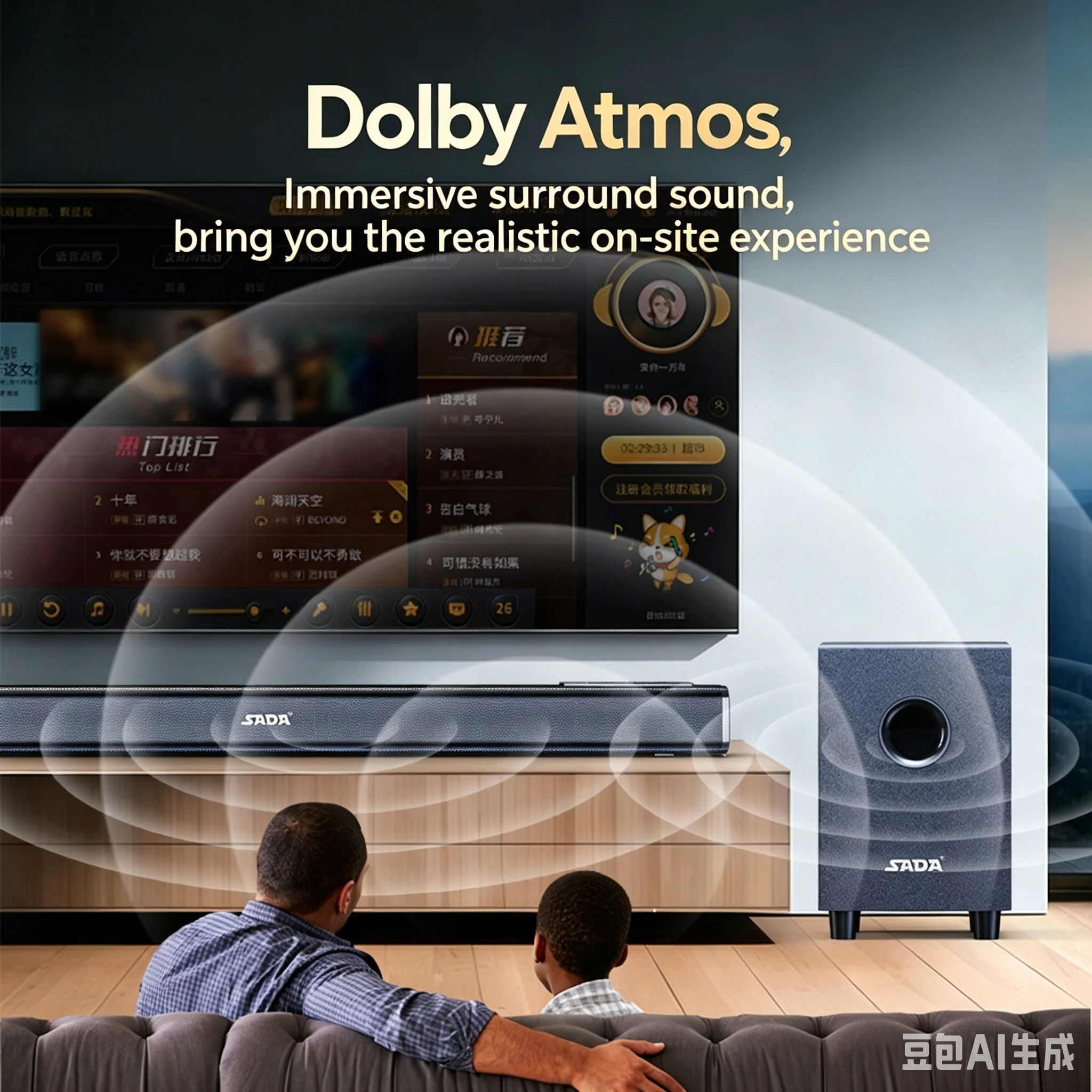 ซาวด์บาร์พร้อมซับวูฟเฟอร์, SAD - Home Cinema Gaming บทวิจารณ์และราคา