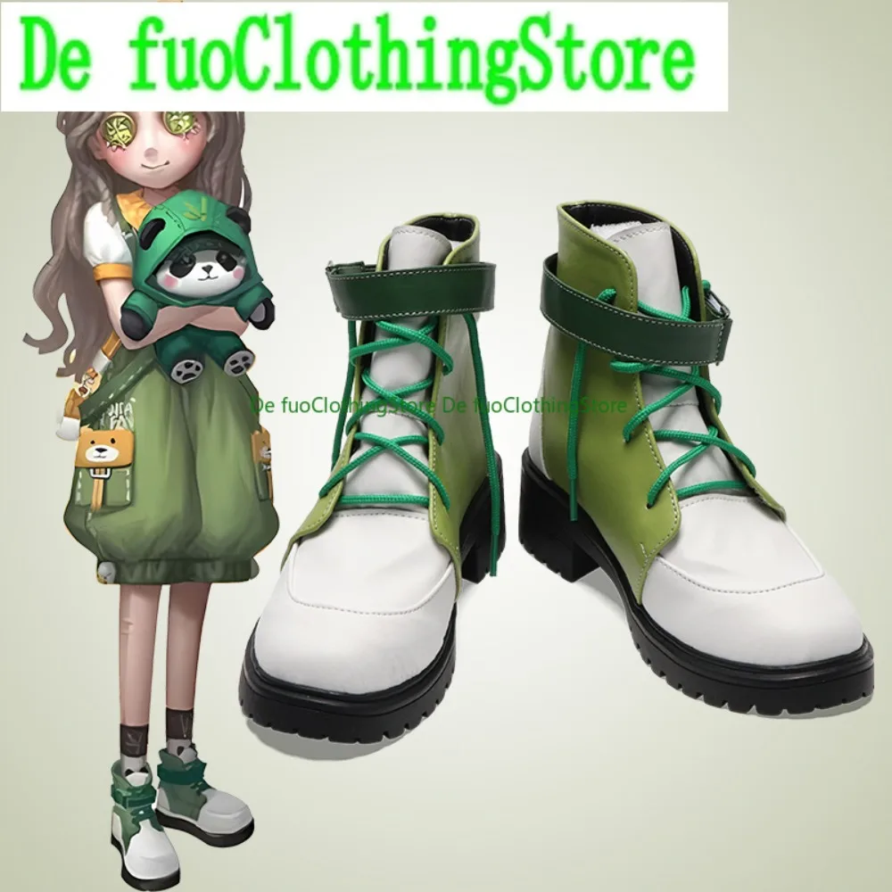 

Cosplay Popular Game Fifth Little Girl Rolling Partner Role-playing Shoes Props Boots Halloween Party Anime Shoes