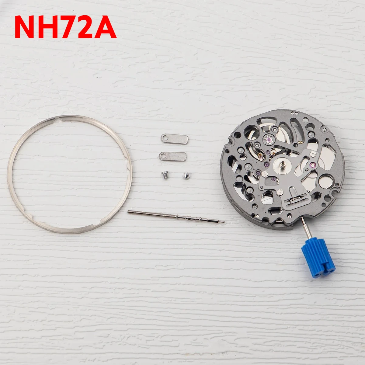 Nh72a Movement  Luxury Automatic Skeleton Mechanical Nh72 Watch Movement 24 Jewels For Repair Mod Replacement