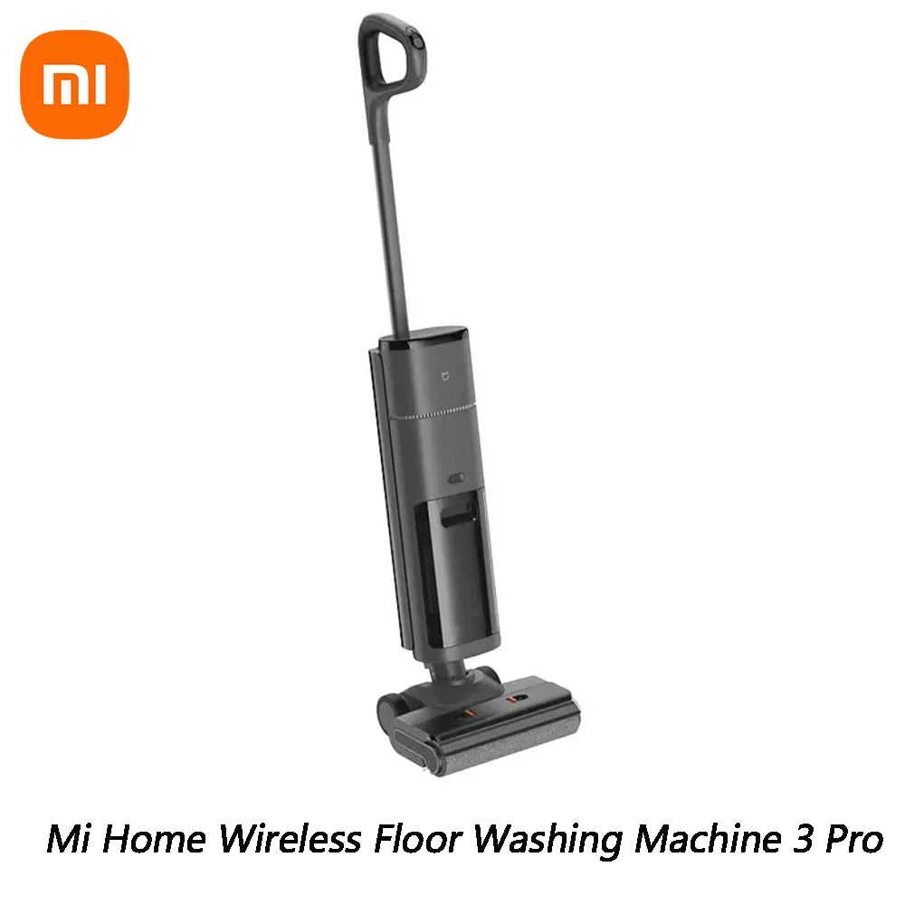 

Беспроводной полотер Xiaomi 3Pro с 180-градусной стерилизацией, всесторонней очисткой, сушкой и мытьем пола 4-в-1