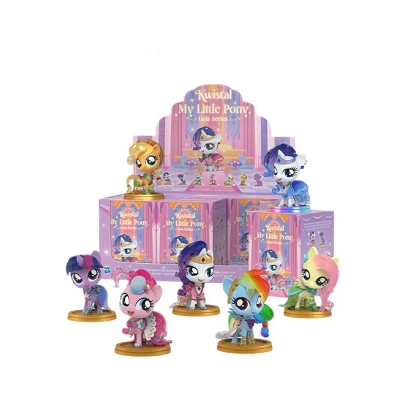 My Little Pony Kwistal Blind Box Into The Gala Series Guess Bag Collect Model My Little Pony Mystery Box Toy Decor Surprise Gift