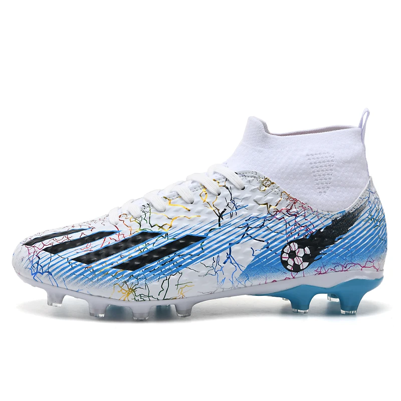 

2025 Football Shoes Kelme Children's Football Shoes Primary School Students Tf Spikes Football Shoes Match Training Shoes Velcro