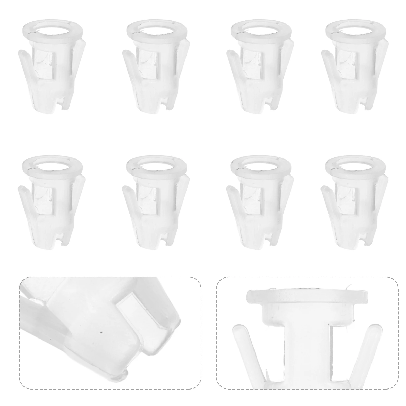 

200 Pcs LED Light Bead Plug Socket Caps Protective Plastic Safety Protector Bulb Cover Replacement Single Covers