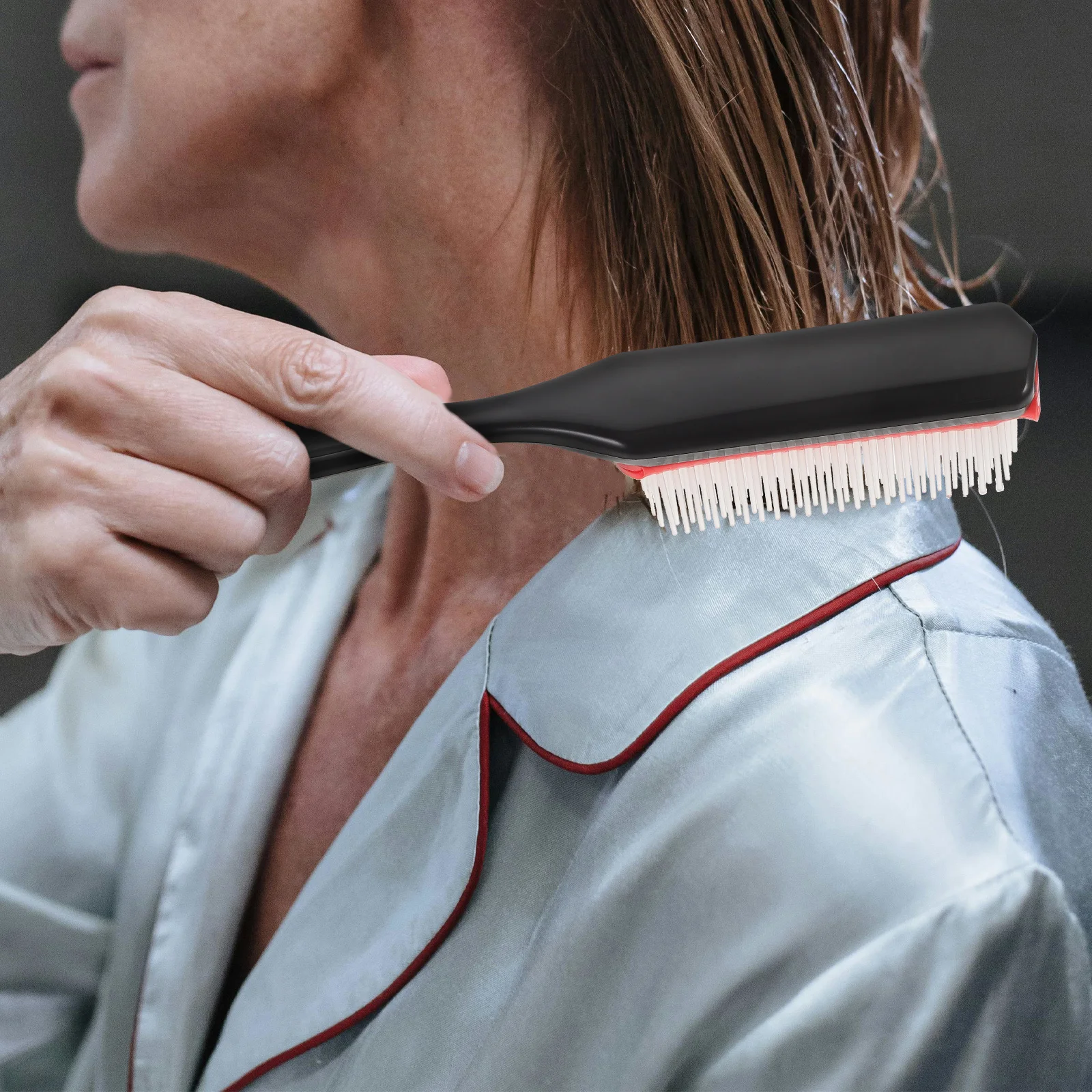 

Nine Rows Hair Styling Comb Professional Salon Barber Roll Comb Anti-Static Smooth Durable Head Massage For Pompador