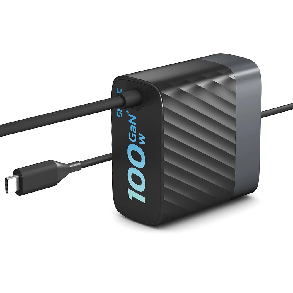 SKYRC PDC100 100W GaN Charger 100-240V AC Support Multi Protocol Built-in USB-C Cable Plug and Play for RC Devices Phones Laptop