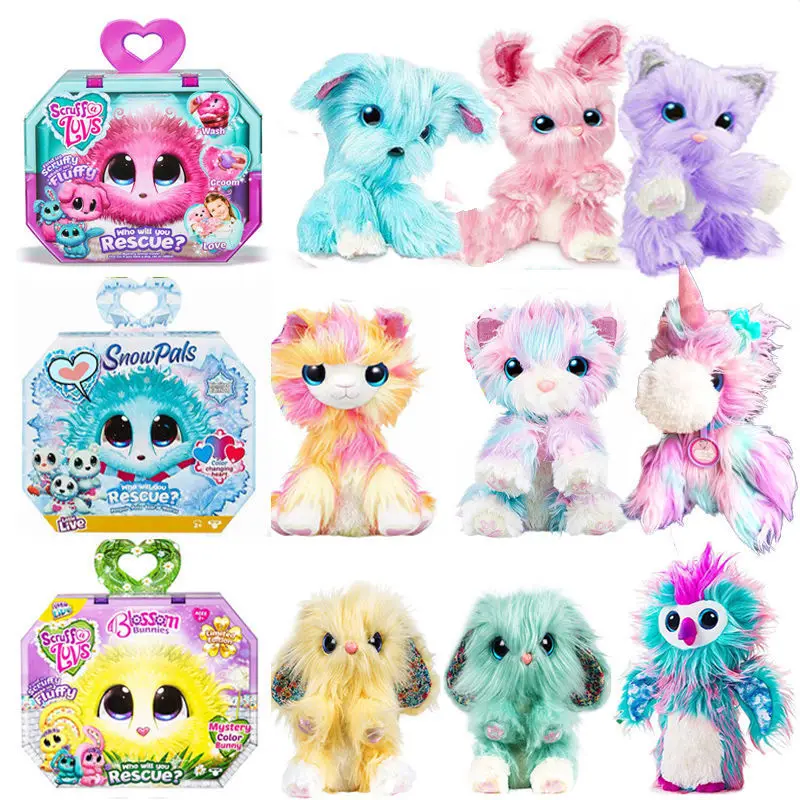 

Плюшевая игрушка для домашних животных, трансформируемая в кот, кролик, медведь, собака-сюрприз, подарок на день рождения для детей, чучело животных, развлечение в ванну