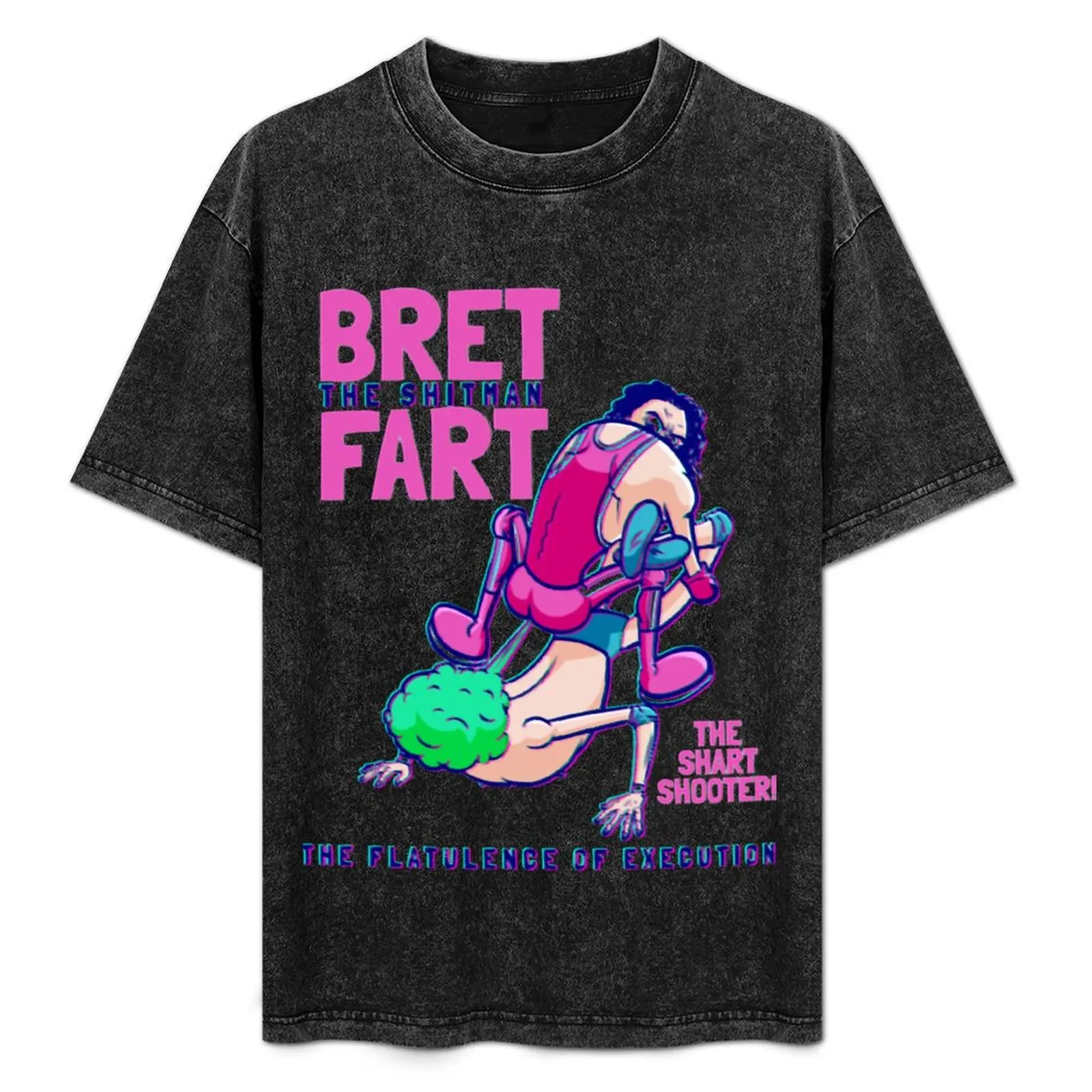 Bret Hart Hitman Bret Fart T-Shirt plus sizes graphic tee shirt tee shirts for men