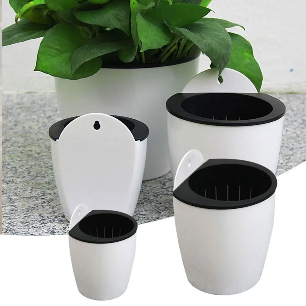 Garden Decor Garden Supply Self Watering Plant Pot Basket Planter Flower Pot