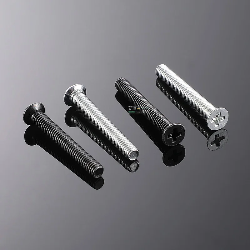 M4 M3 Länge 12 14 30 mm Rund-/Flachkopfschraube Installation Audio Video 86 Schrank Panel D Typ Modul Buchse