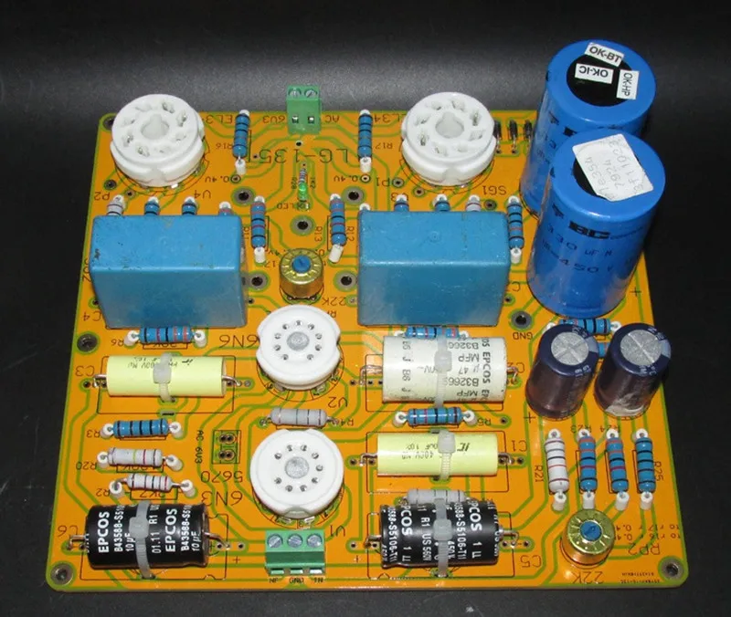 6 n3 6 n6 el34 Vakuum röhre ultra lineare Push-Pull-Schaltung 40w Mono-Audio verstärker platine