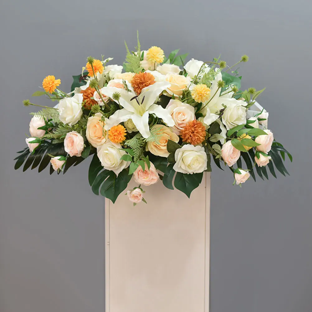 

Platform Desk Flower Hanging Rack Replaceable Floral Mud Holder For Plants Lightweight Railing Planter Hanging Basket Wedding