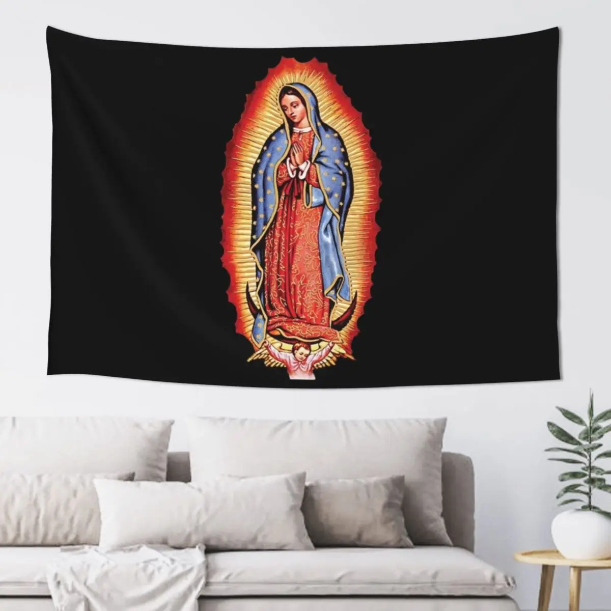 Our Lady of Guadalupe Virgin Mary Tapestry Christmas Decoration Wall Mural Tapestry