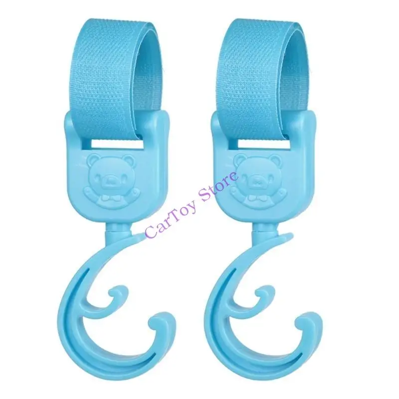 

634F Stroller Hooks Bag Hooks Hanging Bag Hooks for Trolley Baby Pushchair Pram Hook