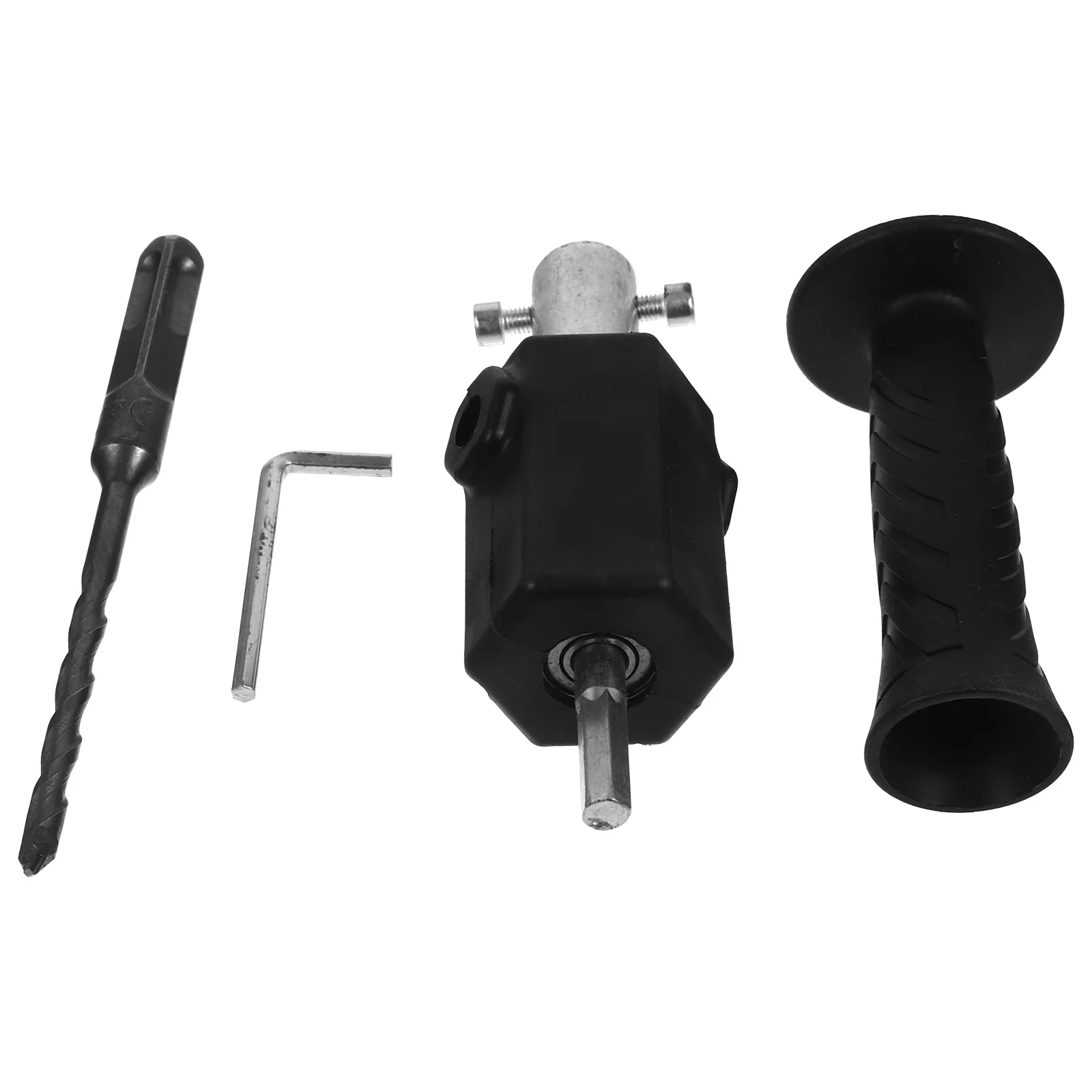 1Set Electric Drill Conversion Head Hammer Adapter Hard Triangle Transmission Shaft for Concrete Demolition Trenching