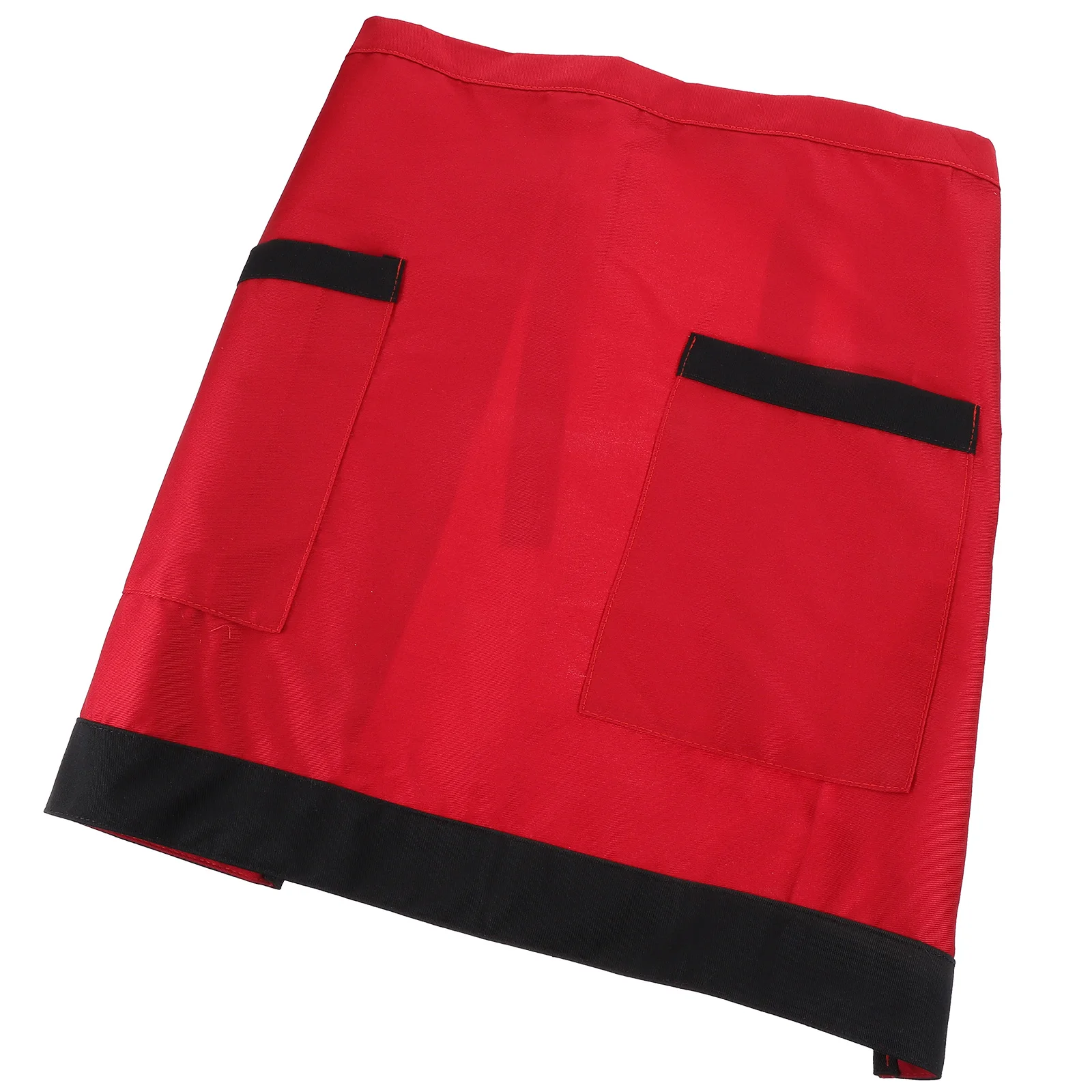 

Black Short Aprons Pockets for Men Women Kitchen Cooking Waiter Cafe Restaurant Use Fade Proof Easy Clean Server