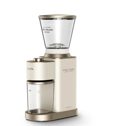 

Electric bean grinder artistic texture Household small Italian grinding automatic coffee bean grinder anti-fly powder