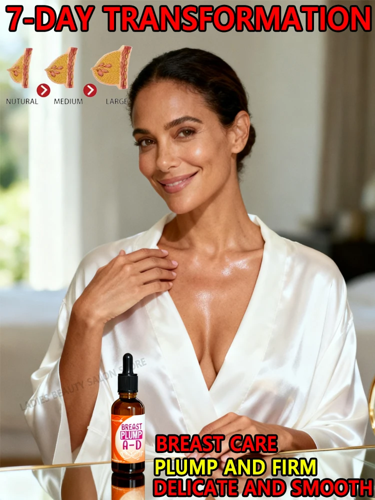 Breast enhancement massage oil, safe, convenient, and quickly absorbed for natural breast growth.