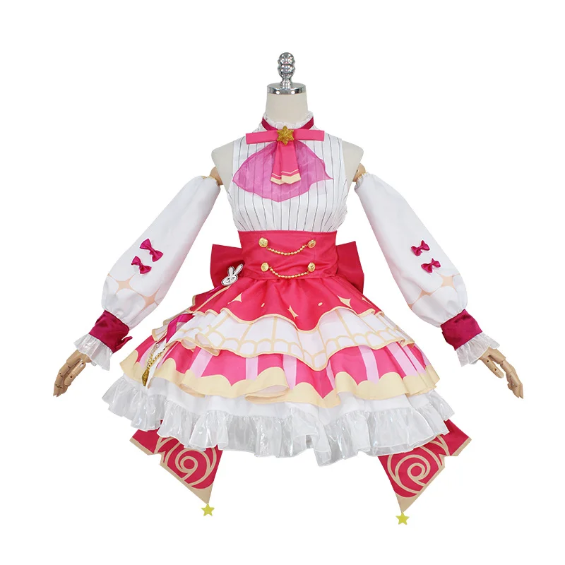 Hoshino Ai Cosplay Trajes para Mulheres, Vestido, Peruca, Anime, Oshi Sem KO, Uniforme de RPG, Halloween, Festa de Carnaval, Vestir