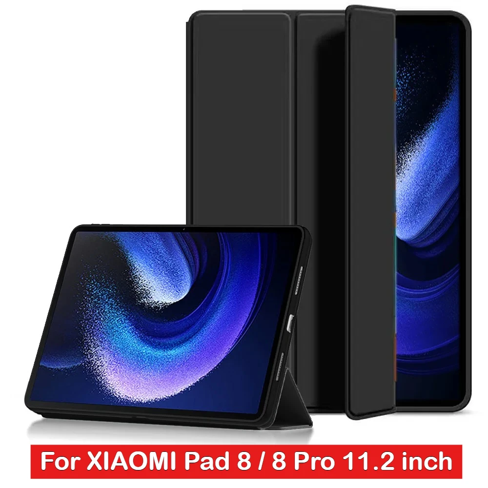 

Для Xiaomi Pad 8 Pro 11,2 дюйма Чехол Trifold Leaher Официальный жидкий силиконовый чехол на Mi Pad Mini 7 6 5 Pro 11 Redmi Pad 2 12,1 дюйма Funda