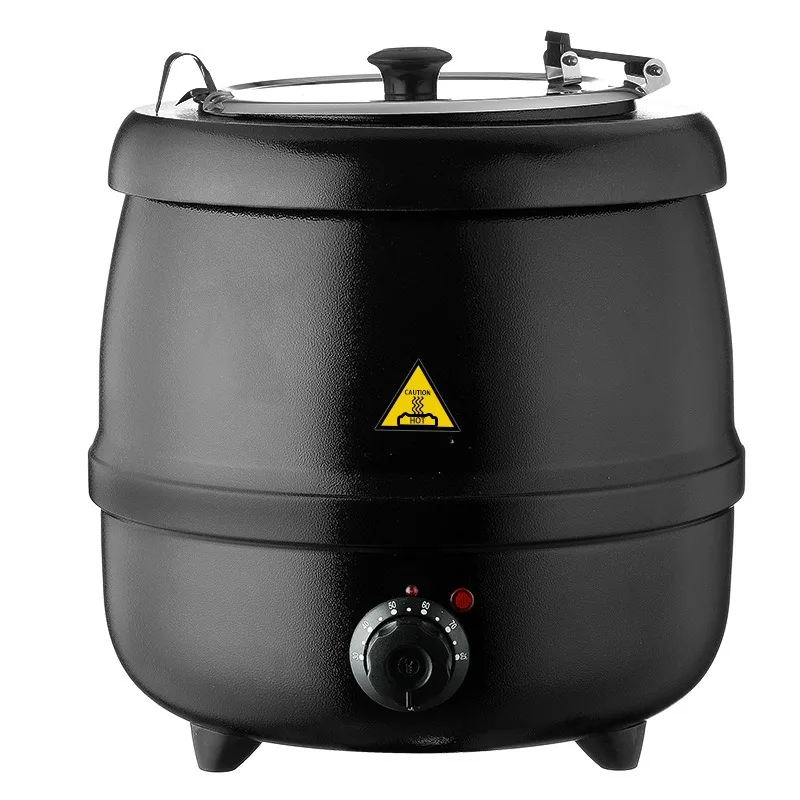 Restaurant Warm Soup Pot Hotel Insulation with Lid Large Capacity Pot Self-service Hotel Stainless Steel Heating