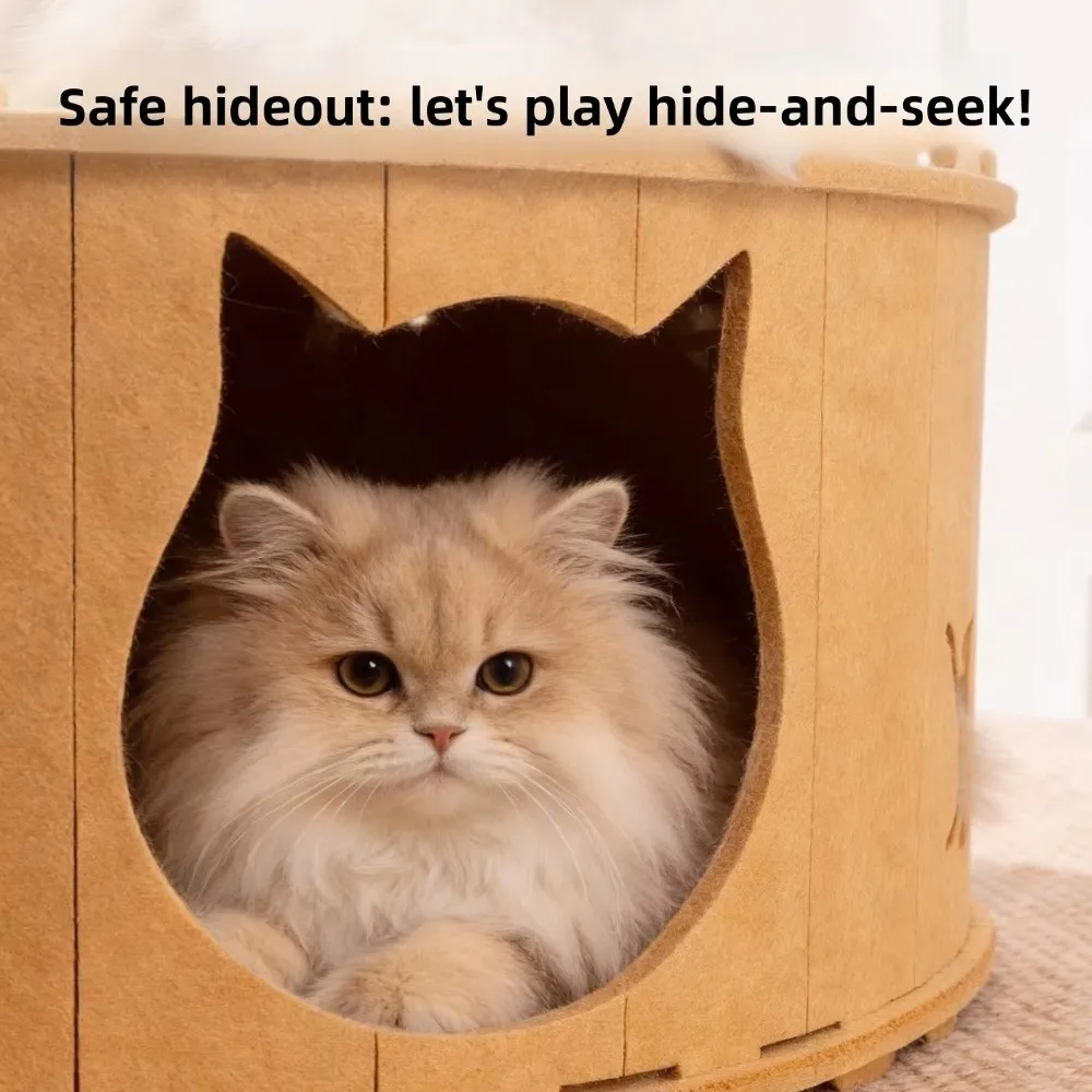 wear-resistant-cat-tunnel-house-non-shedding-breathable-cat-hiding-nest-removable-half-closed-felt-cat-tunnel-home-indoor