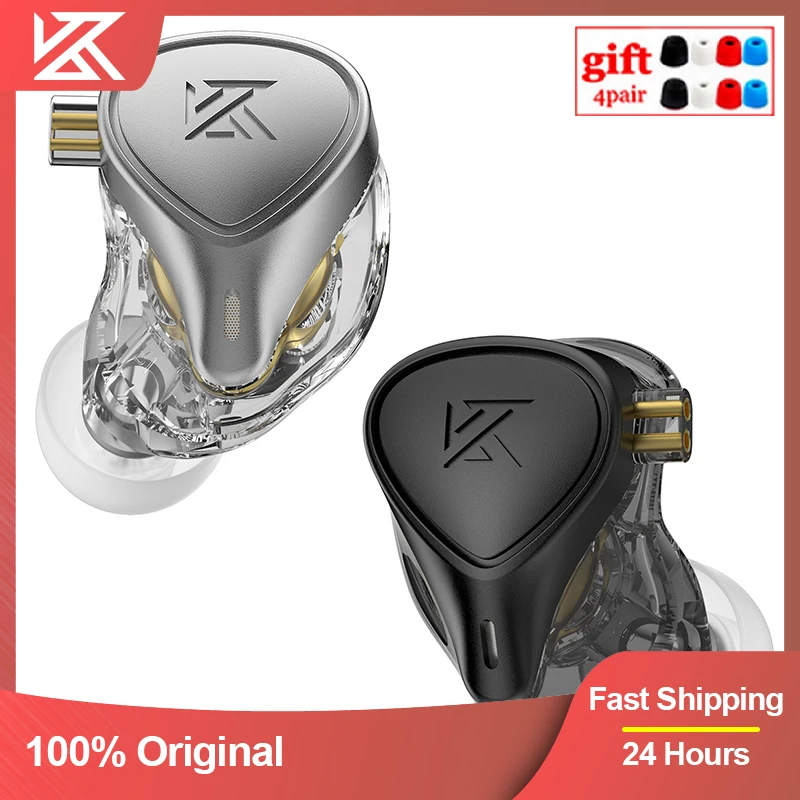 

KZ ZEX Pro in-ear HIFI headphones static+dynamic+balance detachable wired headphones noise elimination bass game headphones