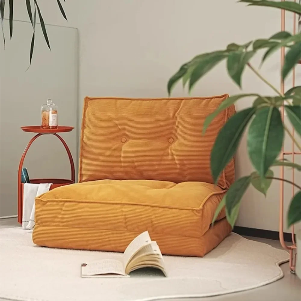 Sofá Cama Plegable 2 En 1, Tatami, Silla Suelo, Respaldo Individual, Sofá Otomano Para Dormitorio, Balcón, Ocio, Sofá Suelo Po