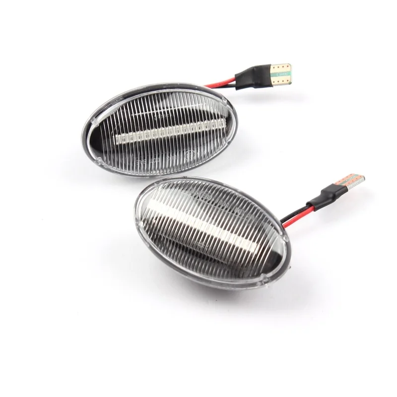 Para Smart Fortwo W450 W452 CrossBlade Coupe 37 451998 - 2007 indicador LED secuencial indicador lateral guardabarros luz de señal de giro
