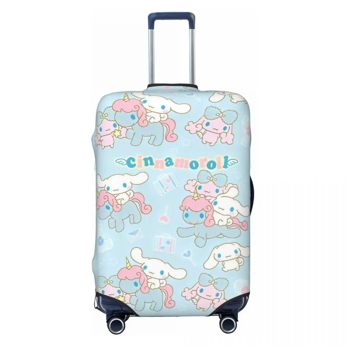 

Kawaii Cloud-like Cinnamoroll Cartoon Suitcase Cover Business Holiday Practical Luggage Supplies Protector