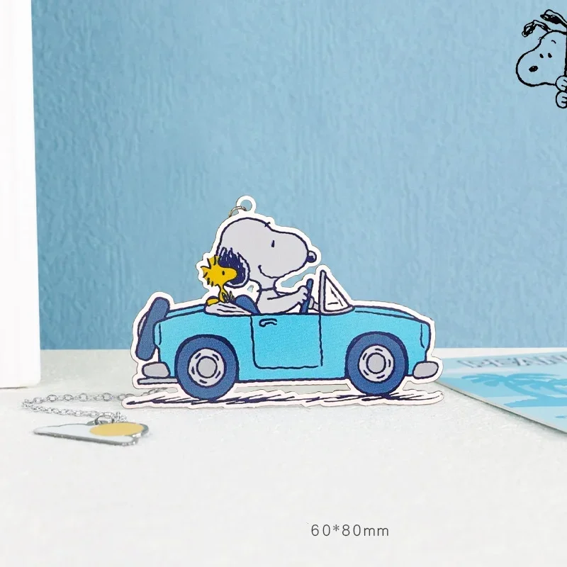 Peanuts Snoopy Marque-page en métal Charlie Brown Figure d'anime Collectibles en métal Jouet de papeterie mignon Enfants Anniversaire Cadeau de Noël