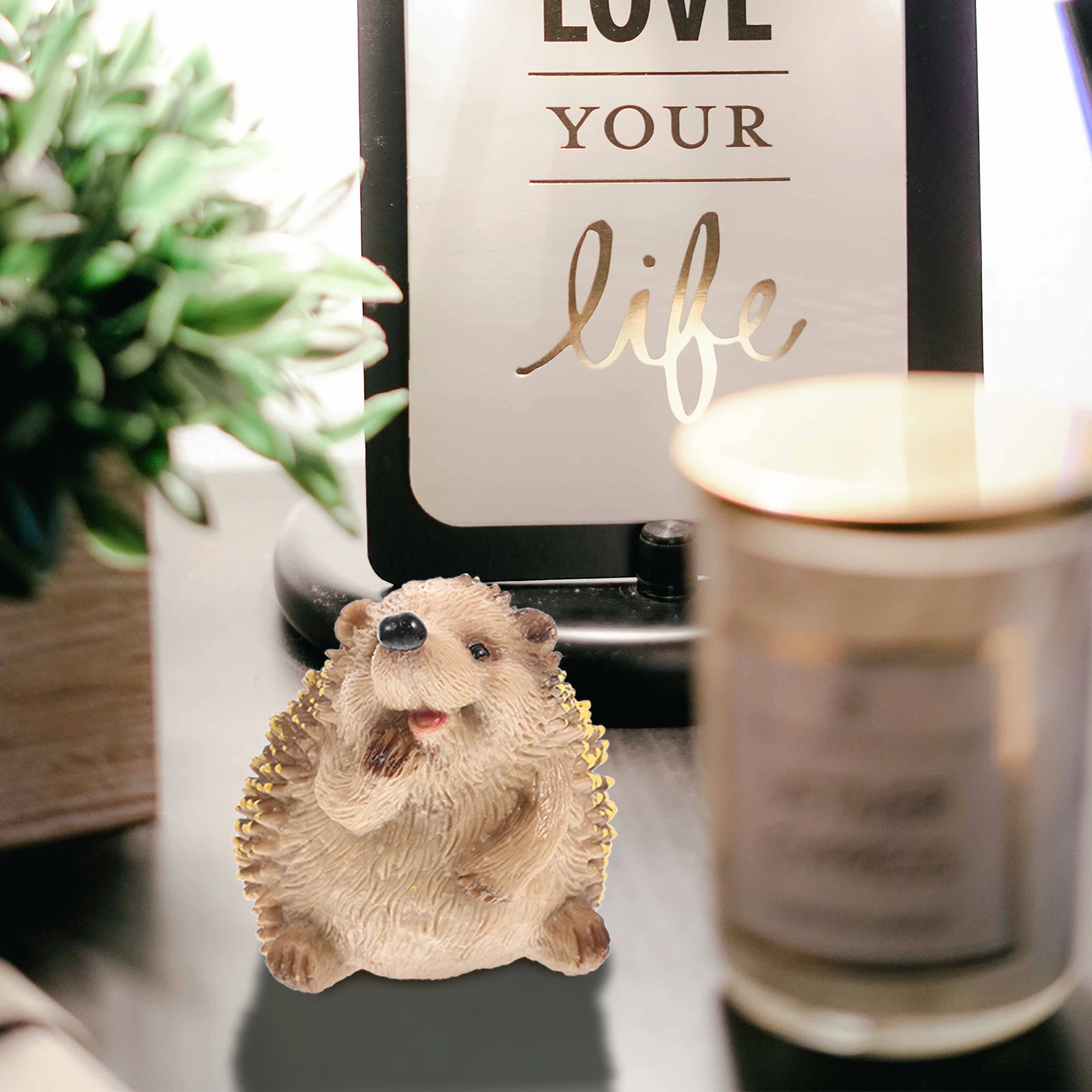 

Micro Landscape Hedgehog Ornament Premium Plastic For Garden Bonsai Decor Outdoor Yard Art Sculpture Plastic Hedgehog