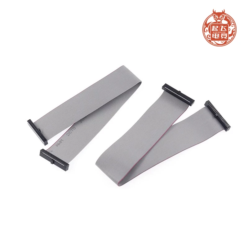1 Câble de données plat à ruban IDC, double extrémité, pas de 1,27/2,0/2,54 mm, FC-6/8/10/14/16/20/30/34/40P, câble de téléchargement JTAG ISP, 10 cm