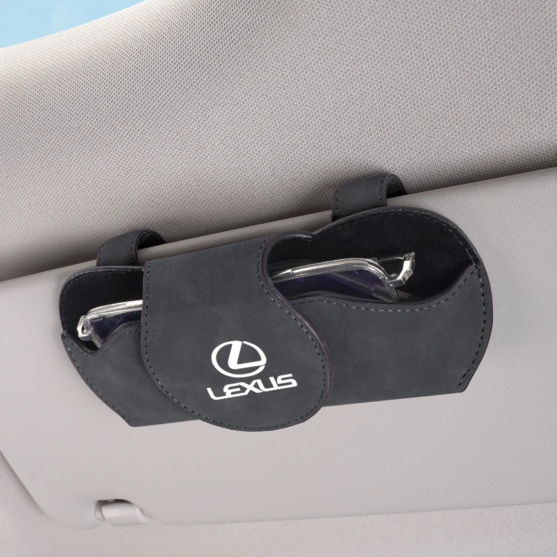 Car Sun Visor Glasses Storage Box Sunglasses Holder Organizer For Lexus RX330 IS250 Ct200h ES300h RX350 IS300h NX300h RX400h UX