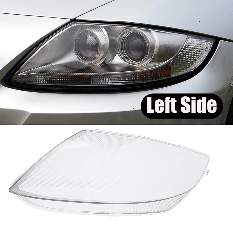 for -BMW Z4 E85 2003-2008 Left Side Car Headlight Cover Headlamp Transparent Lampshade Shell Lens Glass