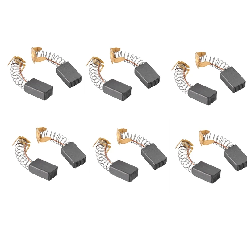 Hot 12 Pcs Electric Drill Motor Carbon Brushes 15 X 9 X 6Mm