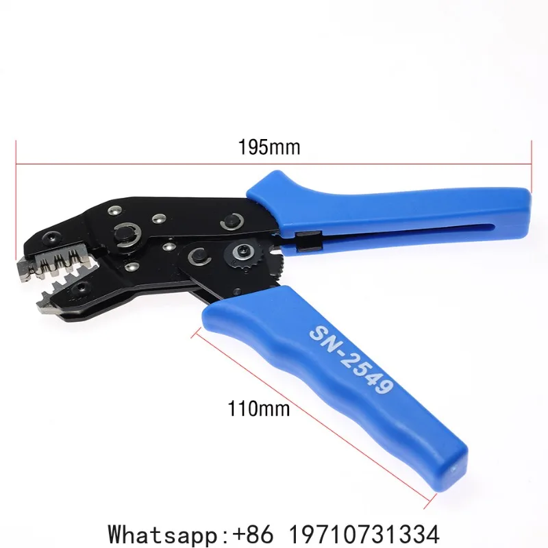 Crimping Tool Set Ratcheting Crimping Tool Pressed Pliers Electrician Tools SN-2549/01BM/28B AWG18-28mm Crimper Cable Cutter
