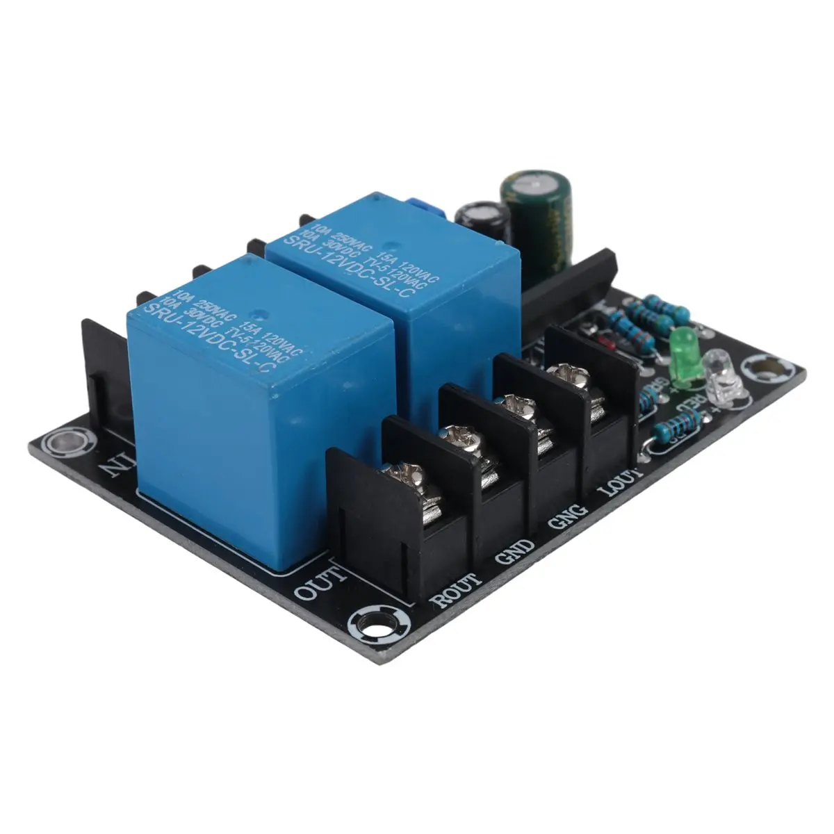 Compatible UPC1237 DC 12-24V Dual Channel Speaker Protection Circuit Board Boot Mute Delay