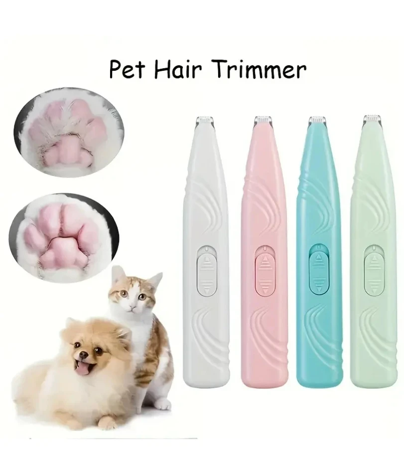 

1 non battery pet shaver electric clipper suitable for cats and dogs. It can be used to shave foot hair, buttocks hair, eyes hai