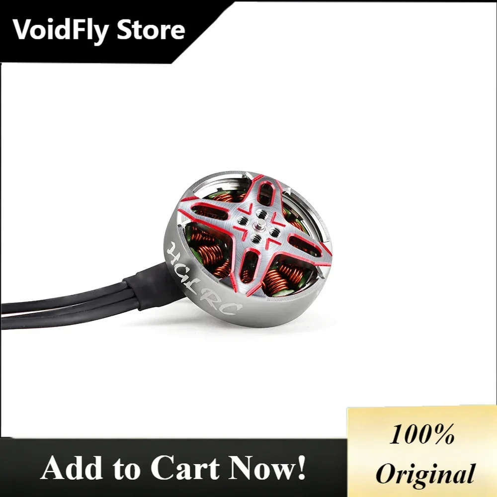 VoidFly 4PCS HGLRC SPECTER 2004 1800KV Brushless Motor 4-6S for FPV Freestyle Cinewhoop Toothpick Drones DIY Parts