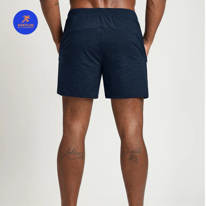 SVETLIN European American Mens Knit Two Tone Sports Shorts Breathable Bottoms For Fitness Yoga Hiking Commute