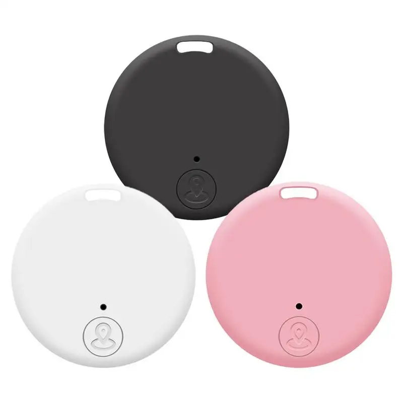 Tracking Key GPS Portable GPS Tracking Devices Round Mobile Smart Anti Loss Device for Wallet Dog Cellphone Kids Keychain Cat