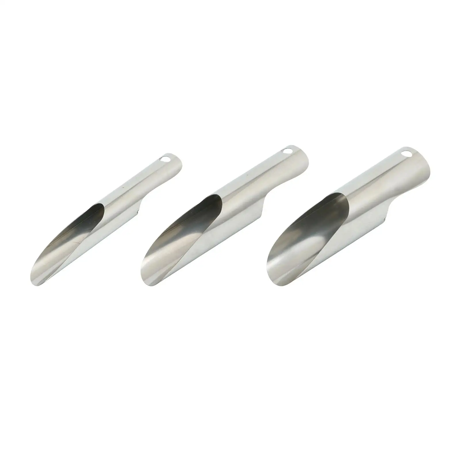 

Совок для садоводства и кухни, круглый, из нержавеющей стали, для посадки растений, цветов, зерна и почвы